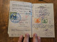 1949 Colony Cyprus Passport Passeport - Travel To Lebanon Egypt Turkey Syria Greece Iraq Sudan Eritrea Revenues Fiscal - Historical Documents