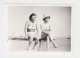 Two Women With Swimwear, Summer Beach Portrait, Pin-up Vintage Orig Photo 8.6x6.2cm. (26789) - Pin-ups