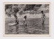 Muscle Guy, Lady With Swimwear, Summer Beach Scene, Vintage Orig Photo Pin-up 8.8x6.5cm. (38873) - Pin-up