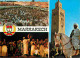 Maroc - Marrakech - Multivues - Blasons - Chevaux - Scènes Et Types - Folklore - CPM - Carte Neuve - Voir Scans Recto-Ve - Marrakech