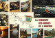 07 - Ardèche - Gorges De L'Ardèche - La Descente Des Gorges De L'Ardèche - Multivues - Carte Géographique - Blasons - Ca - Autres & Non Classés