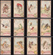 Biscuits Huntley & Palmers - Année Complète - 12 Mois Horoscope Animaux Animés - Format CPA - Autres & Non Classés