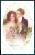 Artist Signed Santino Lady Romantic Couple Serie 141-2 Postcard VK9244 - Autres & Non Classés