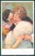 Artist Signed Simeone Lady Kissing Couple Serie 305 Postcard VK9319 - Autres & Non Classés