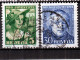 Switzerland / Helvetia / Schweiz / Suisse 1933 ⁕ Pro Juventute Mi.266 & Mi.269 ⁕ 2v Used - Oblitérés