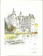 MENU-1966-AIR FRANCE-MENU-CHATEAUX De France-VIZILLE-Dessin-P.Pages-VOL-PARIS/NEWYORK-TBE-RARE - Menus