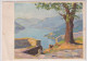 Lac Majeur - Lago Maggiore - Blick Von Ronco Aus - Künstlerkarte Walter Bugnon, Ste. Croix - Pro Infirmis Karte - Ronco Sopra Ascona