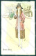 Artist Signed Miki Fashion Glamour Lady Hand Painted Postcard VK9415 - Autres & Non Classés