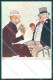 Artist Signed Kober Men Playing Cards Schnapsen B.K.W.I. Serie 870-17 Pc VK9423 - Non Classificati