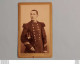 CDV MILITAIRE SOLDAT  REGIMENT N°139 PHOTO CASTANIE AURILLAC   FORMAT 10.50 X 6.50 CM - War, Military