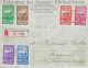 Luxembourg - Luxemburg -  Lettre  Recommandé   1936   Satzbrief   Expo Stempel - Used Stamps