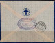 DJIBOUTI 1937 COVER FLYING BY ITALIAN PAR AVION IN 21/2/37 FROM DJIBOUTI VIA PORT SAID VIA CAIRE TO HAIFA VF!! - Altri & Non Classificati