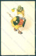 Greetings Easter Dressed Chick Flower Cartolina Postcard TW1855 - Otros & Sin Clasificación