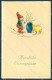 Greetings Easter Gnome Chick Relief HWB Serie 3007 Cartolina Postcard TW1738 - Sonstige & Ohne Zuordnung