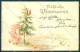 Greetings Christmas Gnome Squirrel Erika 425 Relief Cartolina Postcard TW1705 - Sonstige & Ohne Zuordnung