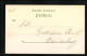 Lithographie Krefeld, Postamt, Königl. Webeschule, Cornelliusdenkmal, Ständehaus  - Krefeld