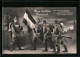 AK Mein Deutsches Vaterland, Soldatengruppe In Uniform Und Mit Gewehren, Infanterie  - Guerre 1914-18