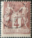 R1311/2960 - FRANCE - SAGE TYPE II N°88 >>>>> Cachet : " 1/2 Centime En Plus " Dans Un Cercle - 1876-1898 Sage (Type II)