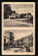 AK Bad Berggiesshübel, Unwetter Am 8. /9. Juli 1927, Hauptstrasse Davor Und Danach  - Inundaciones