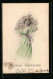 Künstler-AK M. Munk Nr. 276: Hübsche Junge Frau Mit Hut Und Einem Blumenzweig  - Sonstige & Ohne Zuordnung