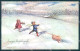 Artist Signed Frank New Year Pig Child Serie 507/VI Cartolina Postcard TW1398 - Other & Unclassified