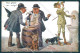 Animals Schlemo Dachshund Dog Men Serie 21159 Cartolina Postcard TW1139 - Sonstige & Ohne Zuordnung