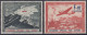 FRANCE LVF COURRIER SPECIAL PAR AVION N° 2/3 NEUFS ** GOMME SANS CHARNIERE - Guerre (timbres De)