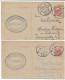 Estland: 2x Postkarte Waik/Valk, 1921 Nach München - Estonia