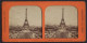 Stereo-Fotografie L. L., Paris, Exposition 1889 Paris, Vue D`ensemble Prise Du Trocadero, Eifelturm Halt Gegen Das Lic  - Fotos Estereoscópicas