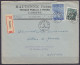 L. Recommandée "Hautenne Frères Travaux Publics & Privés" Affr. N°768+771 Càd Relais *LANEFFE* /17 I 1951 Pour VILLERS-L - 1948 Exportation