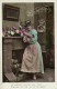 Delcampe - DESTOCKAGE Avant Fermeture  Boutique BON LOT 100 CPA FANTAISIE  JEUNES FEMMES     (toutes Scannées ) - 100 - 499 Postales