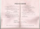 LYCEE DE SAINT - OMER : SALLE DES FETES DU LYCEE , ARBRE DE NOEL 1912 , FETE ENFANTINE - Programme