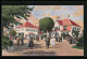 Künstler-AK München, Ausstellung 1908, Eingang Zum Vergnügungspark  - Expositions