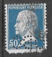 721	N°	176	Perforé	-	OBC 7	-	OROSOI BACK   UNION F. PERSANNE - Used Stamps