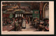 Künstler-Lithographie Paul Hey: München, Saal Im Hofbräuhaus  - Hey, Paul