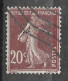 737	N°	139	Perforé	-	SC 23	-	SOCIETE CHIMIQUE DES USINES DU RHONE - Used Stamps