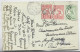 AUSTRALIA KANGOROOS 1DX2+1/2D CARD ALONG LAKE WENDOUREE BALLARAT 1914 TO FRANCE - Covers & Documents