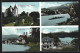 AK Säckingen A. Rhein, Das Schloss, Am Bergsee, Kirche Am Rheinufer  - Bad Saeckingen