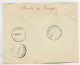 CONGO BELGE 1FR25 DEFAUT SOLO LETTRE COVER LEPOLDVILLE 1938 TO LISALA + REBUT - Briefe U. Dokumente