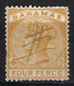BAHAMAS Ca.1884-90: Le Y&T 20 Obl. Plume - 1859-1963 Kolonie Van De Kroon