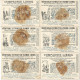 Chromo Liebig Série Compl. De 6 Chromos S_0555 Papillons De Nuit De L'Europe Centrale 1898 (Trace De Colle Au Dos!) - Liebig