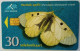 Estonia 30 Kr. Chip Card - Mustlaik Apollo ( Parnassius Mnemosyne Linne ) - Estonia