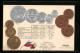AK Chile, Geldmünzen Und Umrechnungstabelle, Flagge  - Monedas (representaciones)