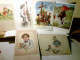 Nostalgie / Vintage. Kinder. Konvolut 6 X Alte Ansichtskarte / Postkarte / Künstlerkarte Farbig, Ungel. U. Ge - Non Classés