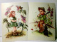 Nostalgie / Vintage. Niedliche Kinder. Set. 2 X Alte Ansichtskarte / Künstlerkarte Farbig Von Hilde, Ungel., - Non Classés