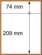 LINDNER-T-Blanko-Blätter Nr. 802 214 - 10er-Packung - Blankoblätter