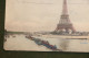 Carte Postale Paris La Tour Eiffel Et La Seine - Bateaux Animée - Cachet Arrivée à 5555 Bièvre - Tour Eiffel