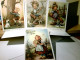 Nostalgie / Vintage. Kinder. Konvolut 4 X Alte Ansichtskarte / Künstlerkarte Farbig, Ungel. Ca 60 - 70ger Jah - Ohne Zuordnung
