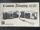 CANON………SNAPPY 50/20…………Instructions Booklet….20 Pages - Fotografía