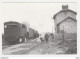 CPM TRAIN VOIR DOS 95 AVERNES Ligne Pontoise Sagy Magny En Vexin Locomotive Schneider Voyageurs Chargés Le 06/07/1947 - Avernes
